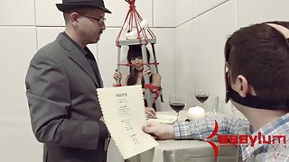 紅色內褲的辣妹從事業餘色情性