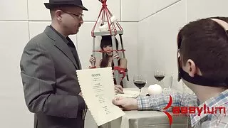 紅色內褲的辣妹從事業餘色情性